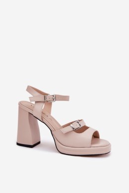 Sandały Model Vinceza 77110 Beige - Step in style