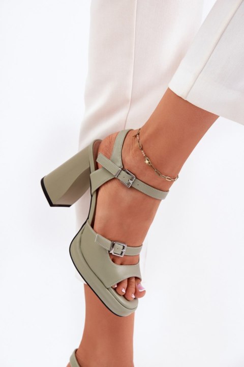 Sandały Model Vinceza 77110 Green - Step in style Sandały Model Vinceza 77110 Green - Step in style