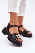 Sandały damskie skórzane Model Vinceza 79541 Black