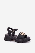 Sandały damskie skórzane Model Vinceza 79541 Black