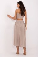 Spódnica damska plisowana Model D73761M50187B Dark Beige - Sublevel