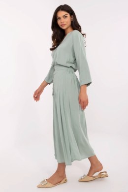Spódnica damska plisowana Model D73761M50187B Pistacja - Sublevel