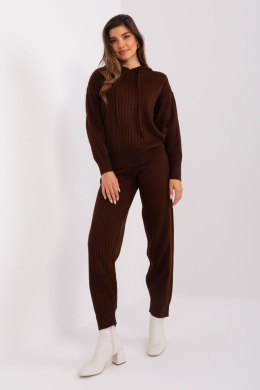 Komplet damski Model BA-KMPL-2211.13P Dark Brown - Badu