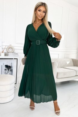 Sukienka damska Model 414-1 Klara Bottled Green - Numoco