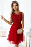 Sukienka damska Model Caterina 522-3 Red - Numoco