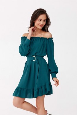 Sukienka damska Model Cindy BUT SUK0400 Bottle Green - Roco Fashion