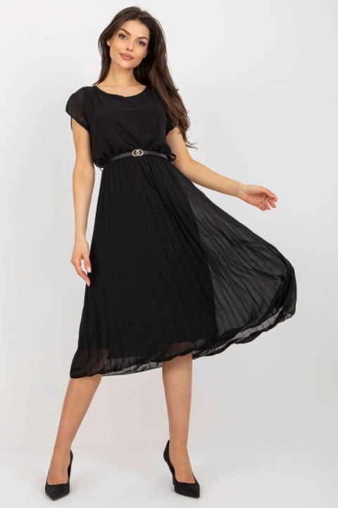 Sukienka Model DHJ-SK-8839-1.23X Black - Italy Moda Sukienka Model DHJ-SK-8839-1.23X Black - Italy Moda