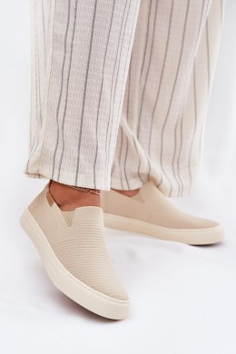Trampki damskie Tenisówki wsuwane Model Big Star RR274721 Beige
