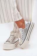 Trampki Model GOE RR2N4108 Silver - Step in style
