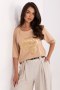 Bluzka damska Model CLM-BZ-1700.88 Camel - Factory Price