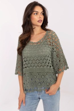 Bluzka damska i Top Zestaw Model MI-BZ-9007.77 Khaki - Italy Moda