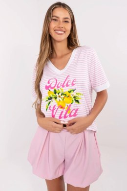 Bluzka damska Model MI-BZ-M6312-2.93 Fluo Pink - Italy Moda