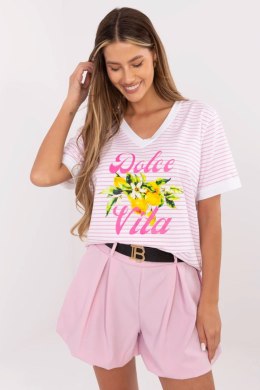 Bluzka damska Model MI-BZ-M6312-2.93 Fluo Pink - Italy Moda