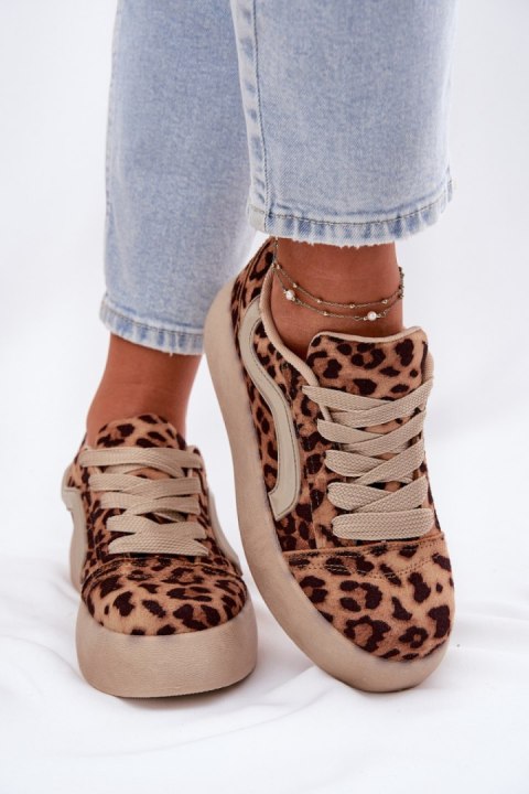 Buty Sportowe Sneakersy damskie Model Tellnira BL606P Panterka Buty Sportowe Sneakersy damskie Model Tellnira BL606P Panterka