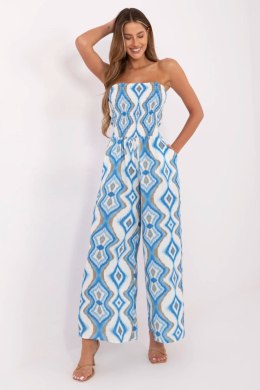 Kombinezon damski Model MI-KO-611251.09 White/Blue - Italy Moda