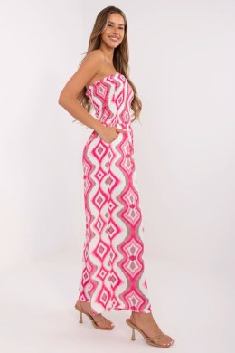 Kombinezon damski Model MI-KO-611251.09 White/Pink - Italy Moda