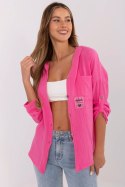 Koszula Damska muślinowa Model DHJ-KS-25157.87 Dark Pink - Italy Moda