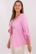 Koszula Damska muślinowa Model DHJ-KS-25157.87 Pink - Italy Moda