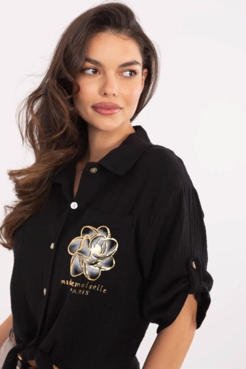 Koszula Damska Model DHJ-KS-8595-1.66 Black - Italy Moda Koszula Damska Model DHJ-KS-8595-1.66 Black - Italy Moda