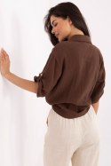 Koszula Damska Model DHJ-KS-8595-1.66 Brown - Italy Moda