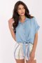 Koszula Damska Model MO-KS-231876.27 Blue - Italy Moda