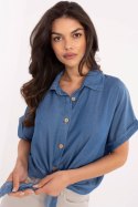 Koszula Damska Model MO-KS-231876.27 Dark Blue - Italy Moda