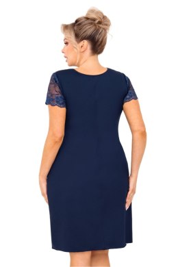 Koszula Nocna damska Plus size Model Livia Plus Size Dark Blue - Donna