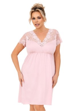 Koszula Nocna damska Plus size Model Livia Plus Size Powder Pink - Donna