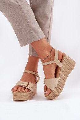 Sandały damskie Model Liniella LOLO22 Khaki