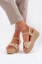 Sandały damskie Model Liniella LOLO22 Khaki