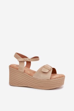 Sandały damskie Model Liniella LOLO22 Khaki