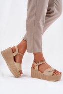 Sandały damskie Model Liniella LOLO22 Khaki