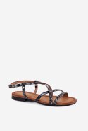 Sandały damskie skórzane Model Maciejka 06635-05 Black
