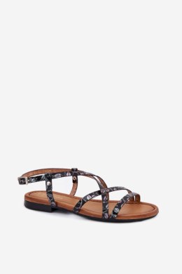 Sandały damskie skórzane Model Maciejka 06635-05 Black
