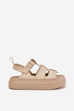 Sandały damskie Model Nitavelia 100-429 Beige
