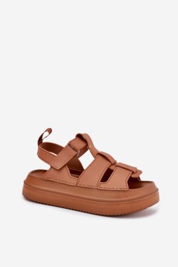 Sandały damskie Model Nitavelia 100-429 Camel