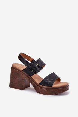 Sandały damskie Model Vinceza 17387 Black