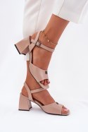 Sandały damskie Model Vinceza 62235 Beige