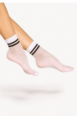 Skarpetki damskie Model Spring Vibes 03 Den White/Black - Gatta