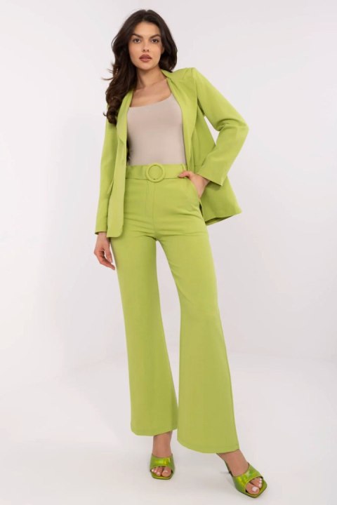 Spodnie damskie eleganckie klasyczne limonka lime - Italy Moda Spodnie damskie eleganckie klasyczne limonka lime - Italy Moda