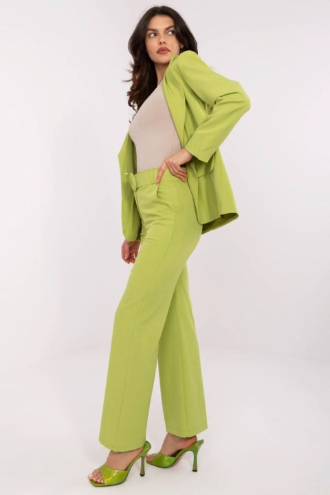 Spodnie damskie eleganckie klasyczne limonka lime - Italy Moda Spodnie damskie eleganckie klasyczne limonka lime - Italy Moda