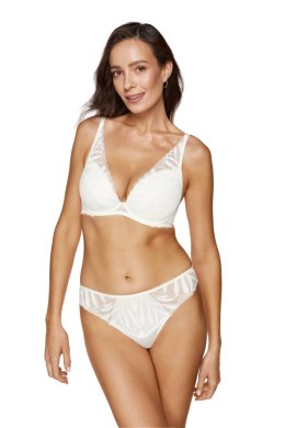 Majtki damskie Stringi Brazyliany Model Eclipse S Cream - Gorteks