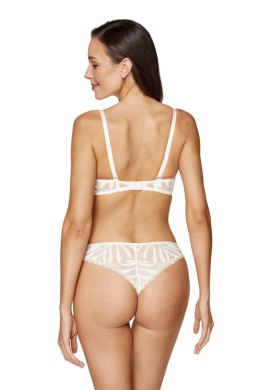 Majtki damskie Stringi Brazyliany Model Eclipse S Cream - Gorteks