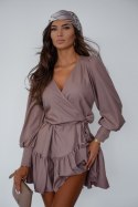Sukienka damska Model Anna Krótka 286143828 Mocca - LaBalancia