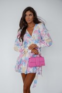 Sukienka damska Model Anna Krótka 286144015 Fiori Pastello - LaBalancia