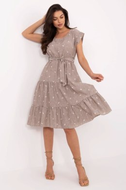 Sukienka damska letnia Model DHJ-SK-13583.18 Dark Beige - Italy Moda