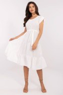 Sukienka damska letnia Model DHJ-SK-13583.18 Ecru - Italy Moda