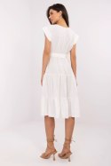 Sukienka damska letnia Model DHJ-SK-13583.18 Ecru - Italy Moda