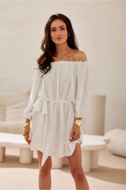 Sukienka damska Model Giulia EKR SUK0523 Ecru - Roco Fashion