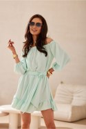 Sukienka damska Model Giulia MIE SUK0523 Mint - Roco Fashion